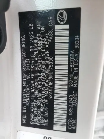 2024 LEXUS ES 350 BASE  