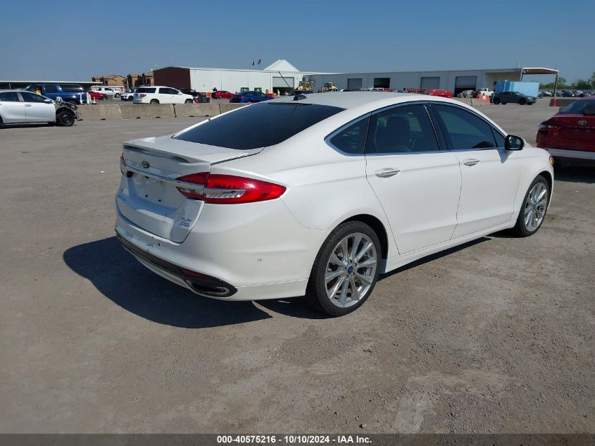 2017 FORD FUSION PLATINUM