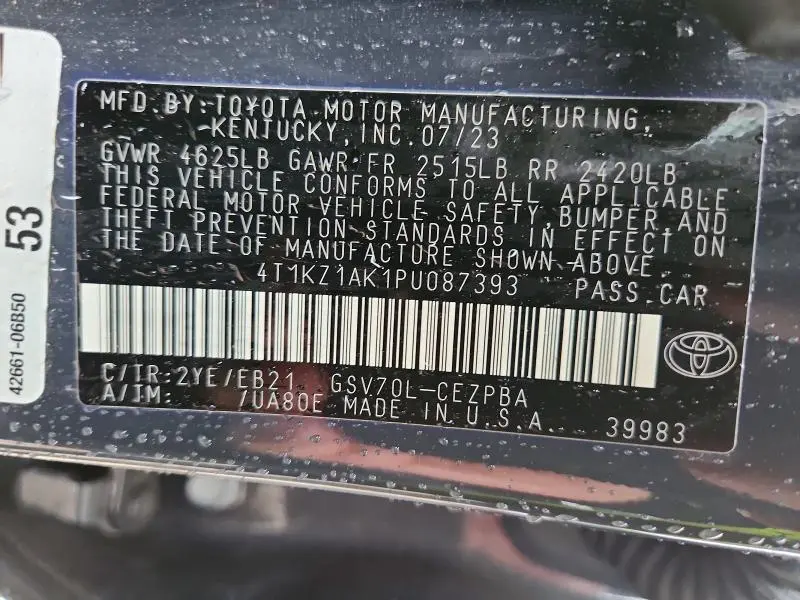 2023 TOYOTA CAMRY TRD  