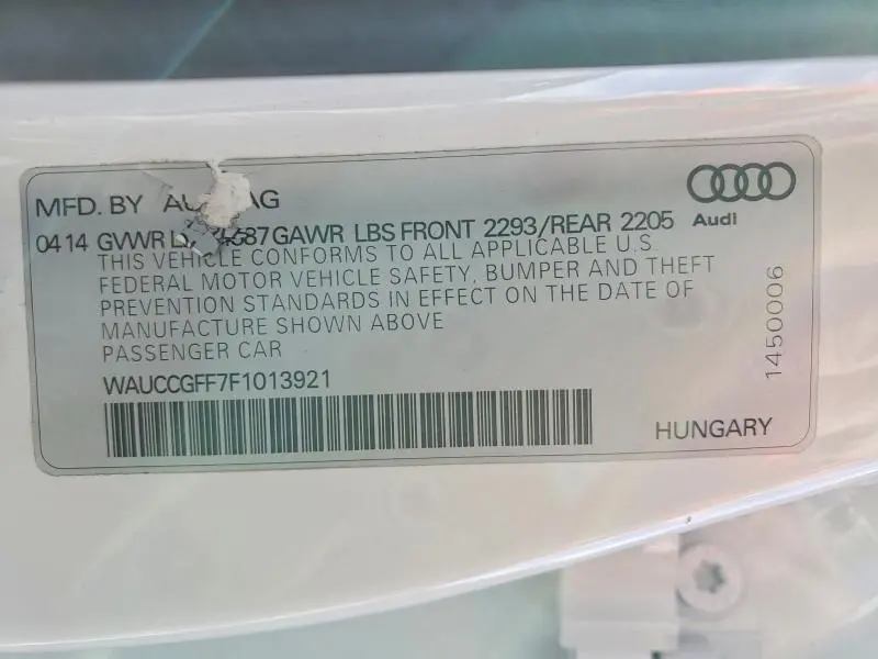 2015 AUDI A3 PREMIUM PLUS  