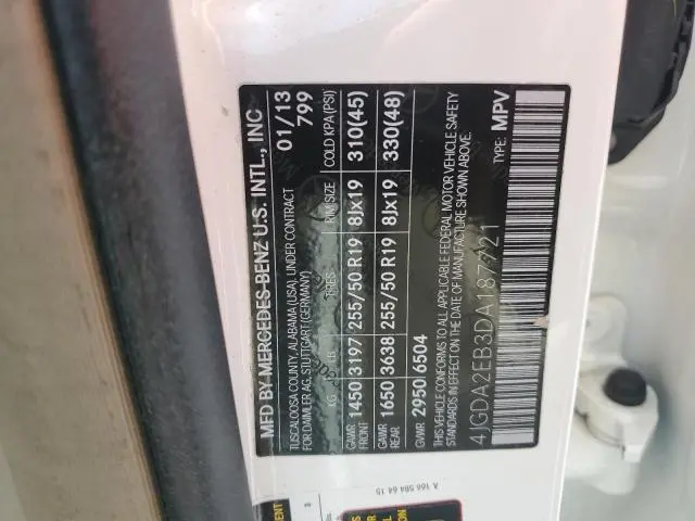 2013 MERCEDES-BENZ ML 350 BLUETEC  