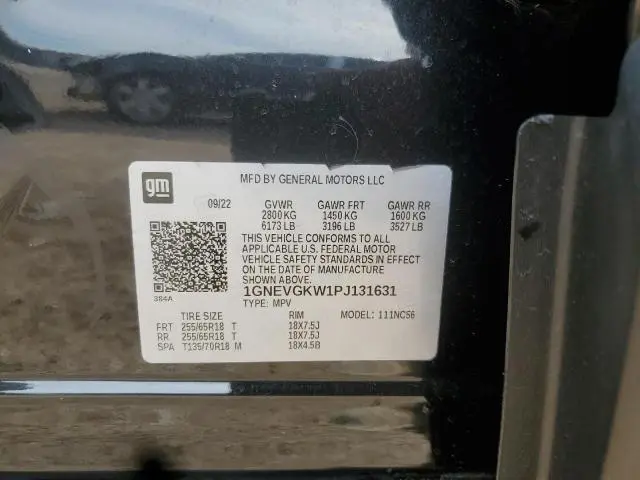 2023 CHEVROLET TRAVERSE LT  