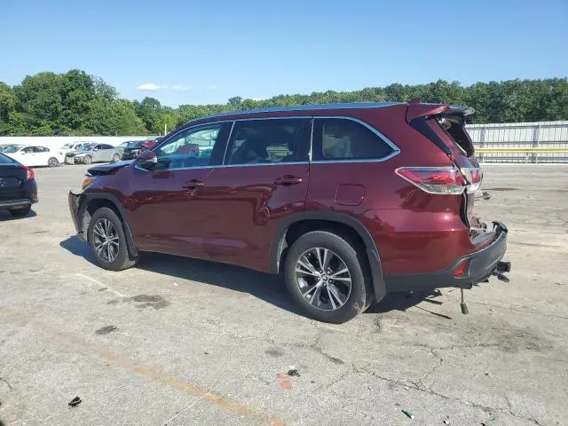 2016 TOYOTA HIGHLANDER XLE  
