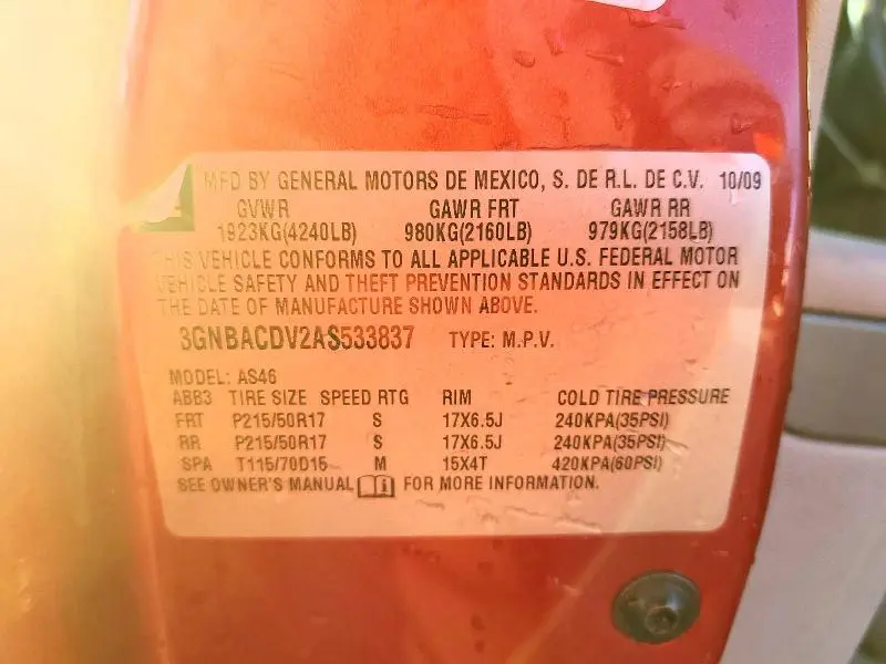 2010 CHEVROLET HHR LT  