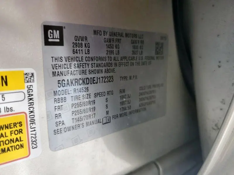 2014 BUICK ENCLAVE   