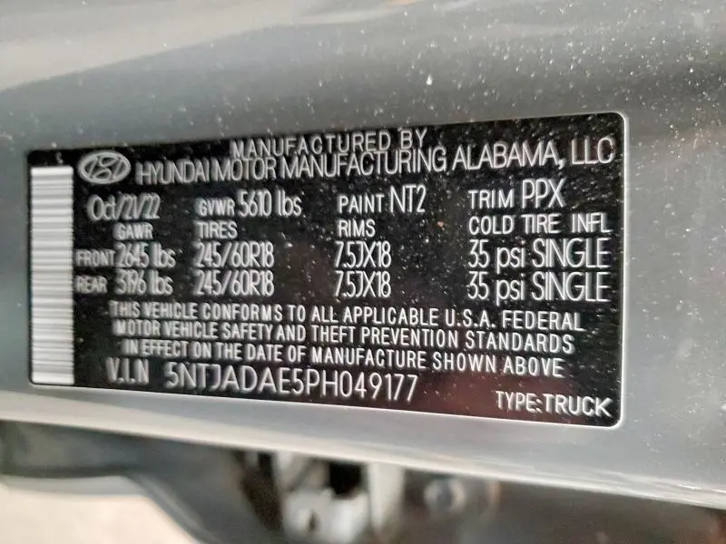 2023 HYUNDAI SANTA CRUZ SE  