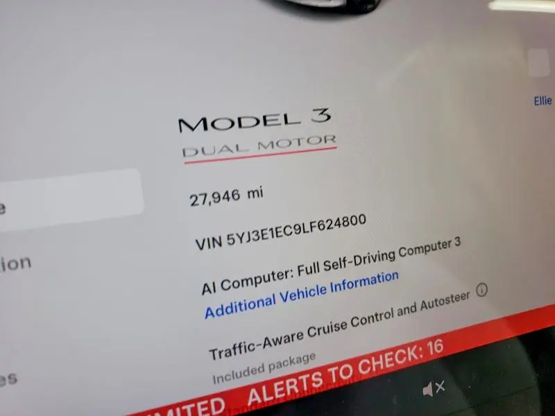 2020 TESLA MODEL 3   