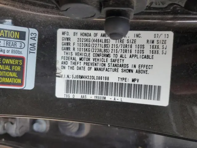 2013 HONDA CR-V LX  