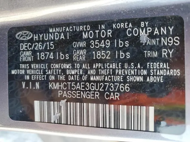 2016 HYUNDAI ACCENT SE  