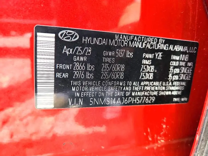 2023 HYUNDAI SANTA FE SE  