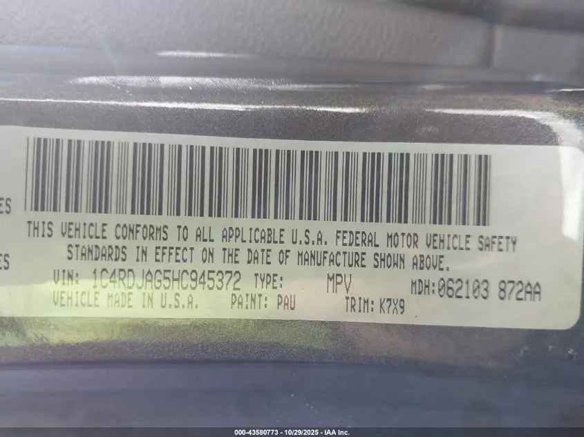 2017 DODGE DURANGO SXT AWD