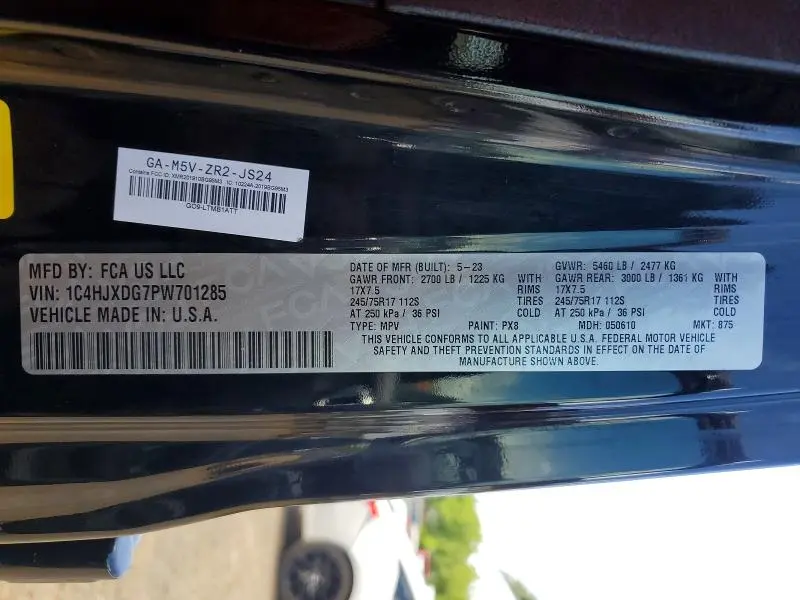 2023 JEEP WRANGLER SPORT  