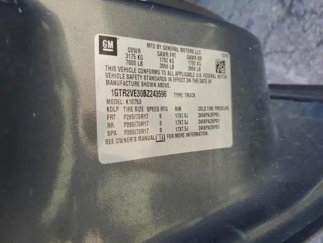 2011 GMC SIERRA K1500 SLE  