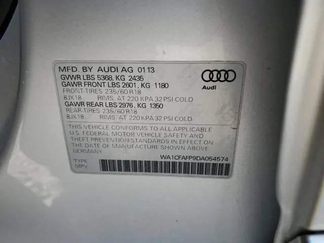 2013 AUDI Q5 PREMIUM  