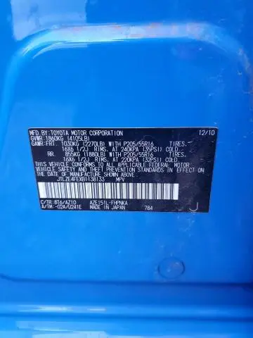 2011 TOYOTA SCION XB  