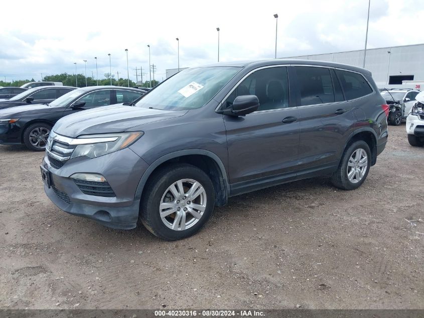 2017 HONDA PILOT LX