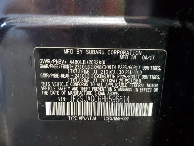 2017 SUBARU FORESTER 2.5I PREMIUM  