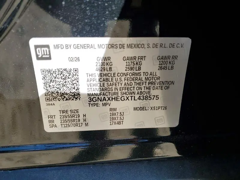 2026 CHEVROLET EQUINOX LT  