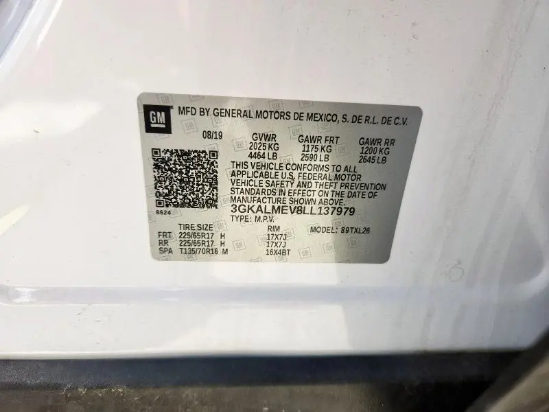 2020 GMC TERRAIN SLE  