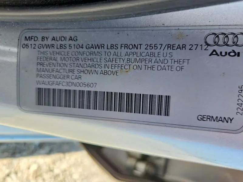 2013 AUDI A6   