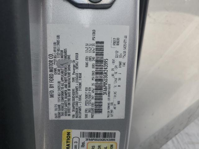 2016 FORD FUSION TITANIUM PHEV