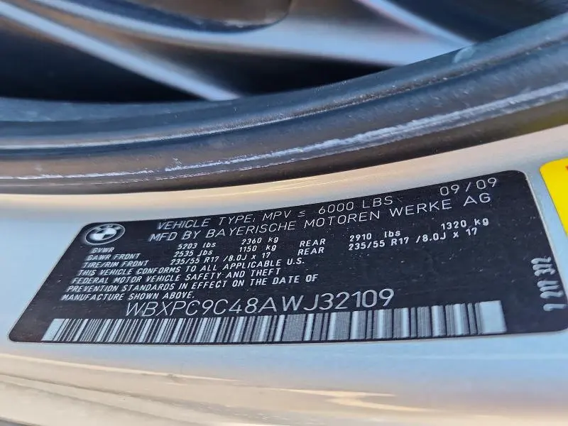 2010 BMW X3 XDRIVE30I  