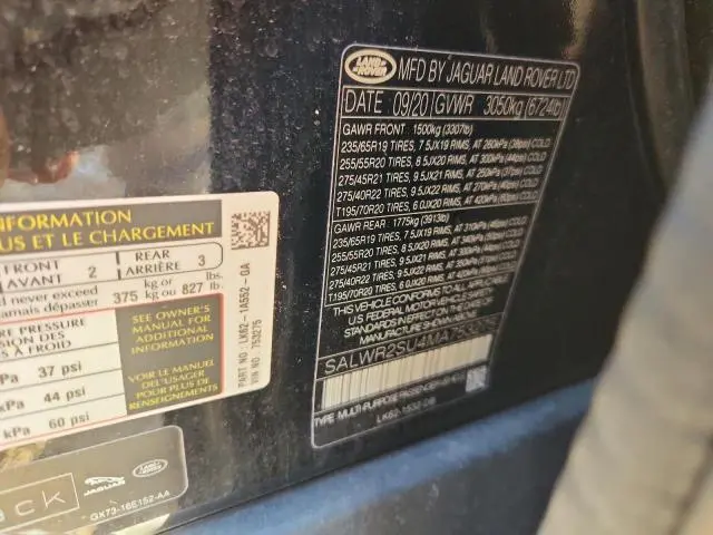 2021 LAND ROVER RANGE ROVER SPORT HSE SILVER EDITION  