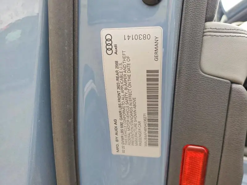 2022 AUDI S4 PREMIUM PLUS  
