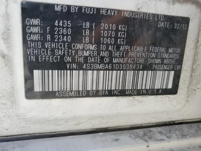 2013 SUBARU LEGACY 2.5I  