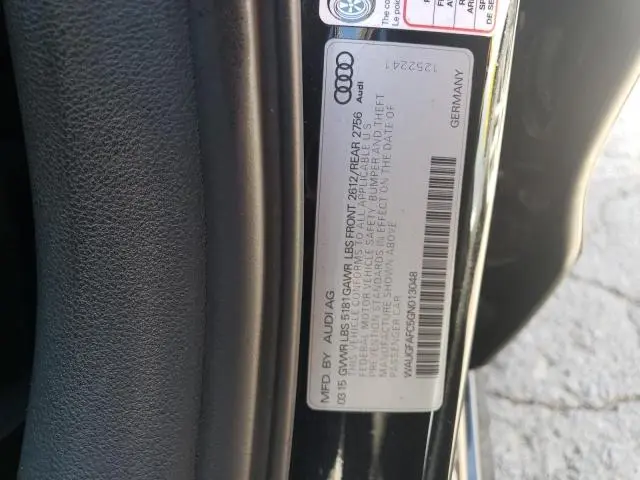 2016 AUDI A6 PREMIUM PLUS  