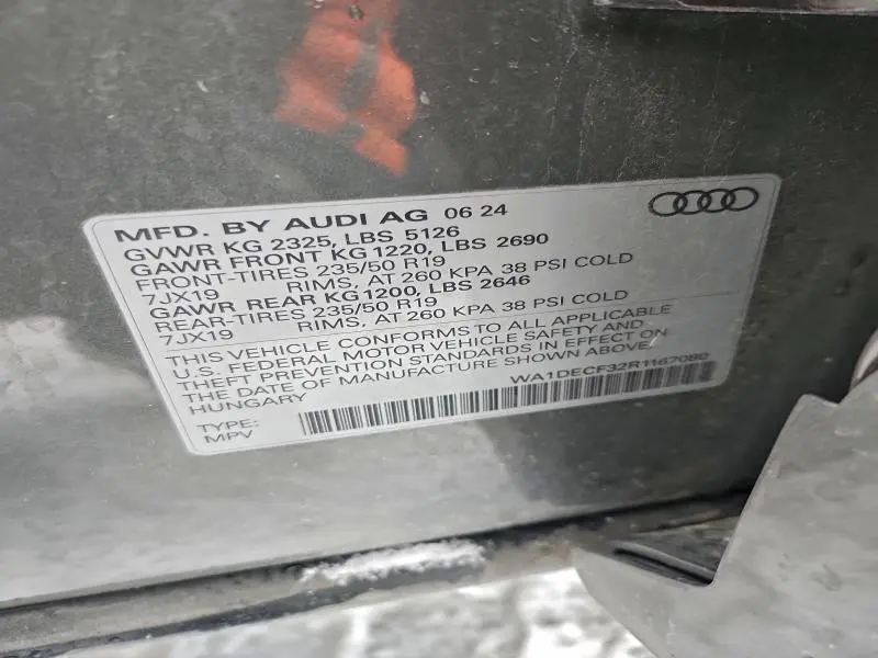 2024 AUDI Q3 PREMIUM S LINE 45  