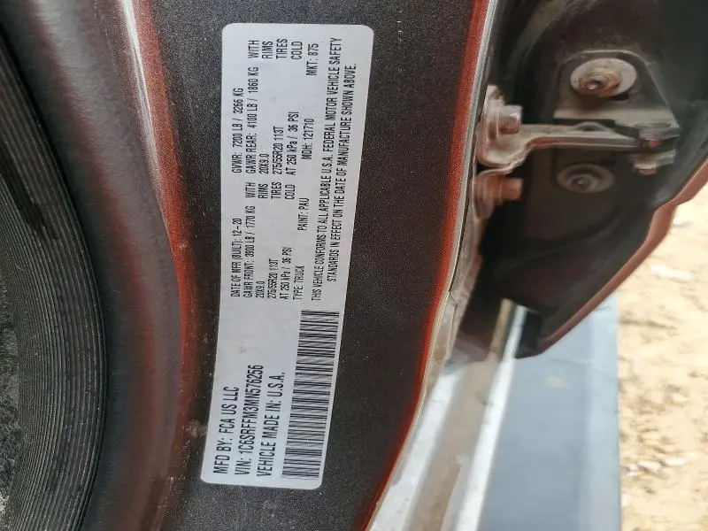 2021 RAM 1500 BIG HORN  