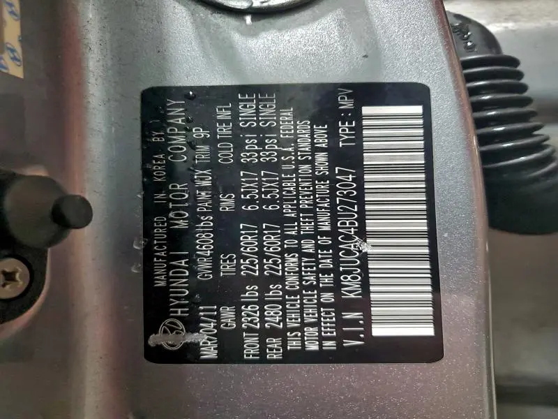 2011 HYUNDAI TUCSON GLS  