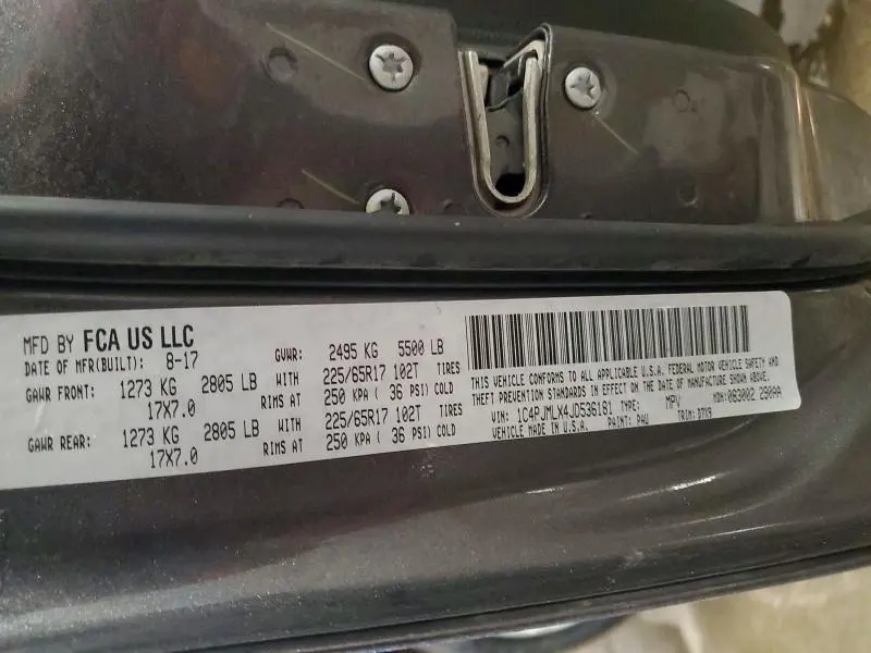 2018 JEEP CHEROKEE LATITUDE PLUS  