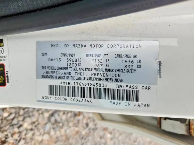 2013 MAZDA 3 I  