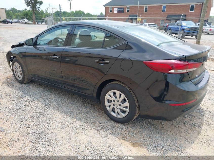 2018 HYUNDAI ELANTRA SE