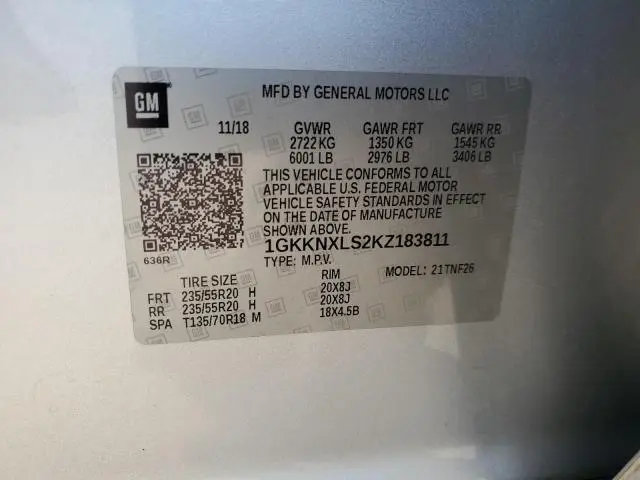 2019 GMC ACADIA DENALI  