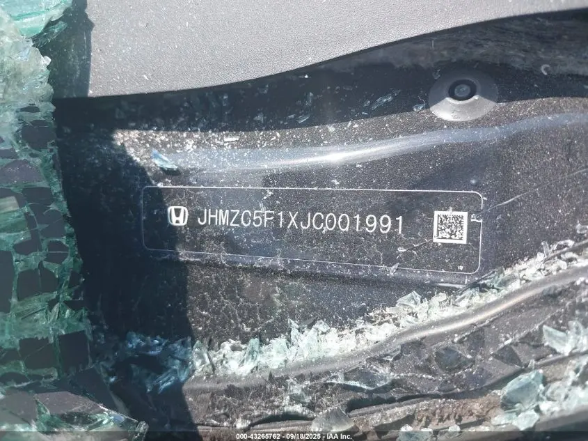 2018 HONDA CLARITY PLUG-IN HYBRID  