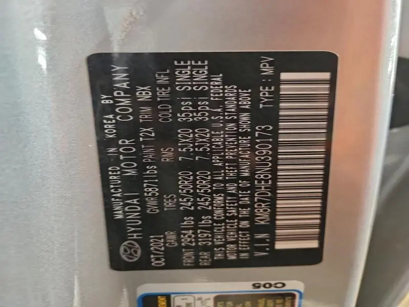 2022 HYUNDAI PALISADE CALLIGRAPHY  