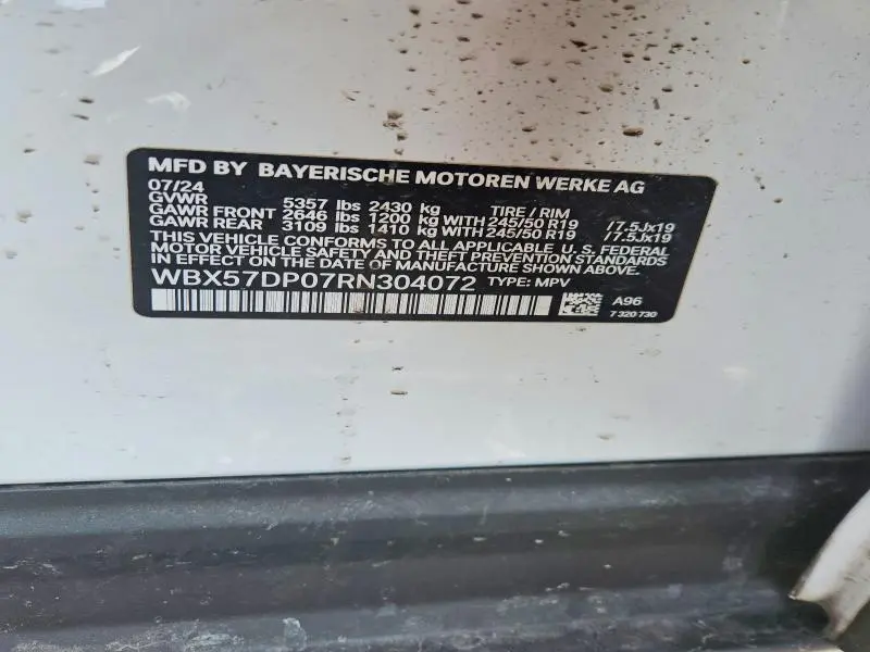 2024 BMW X3 XDRIVE30I  