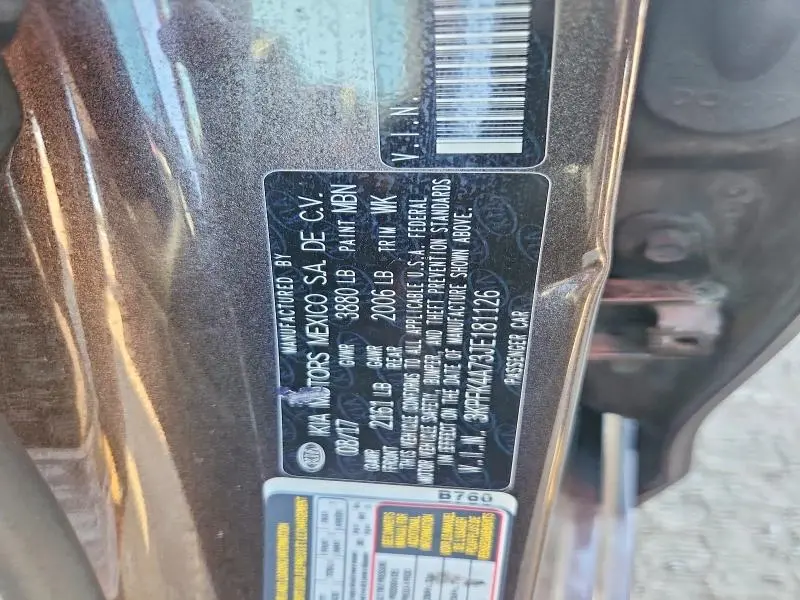 2018 KIA FORTE LX  