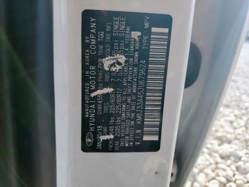 2018 HYUNDAI TUCSON SEL