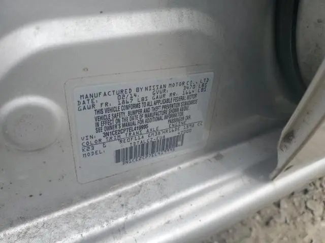 2014 NISSAN VERSA NOTE S  