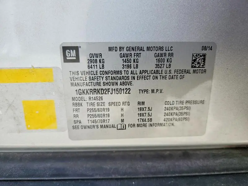 2015 GMC ACADIA SLT-1  