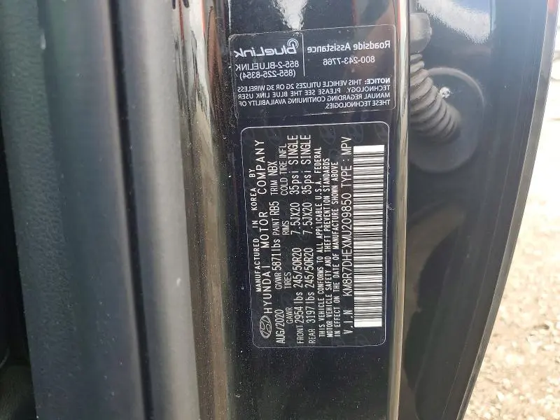 2021 HYUNDAI PALISADE CALLIGRAPHY  