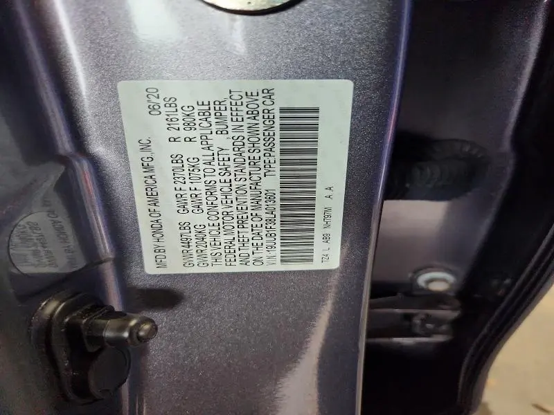 2020 ACURA TLX   