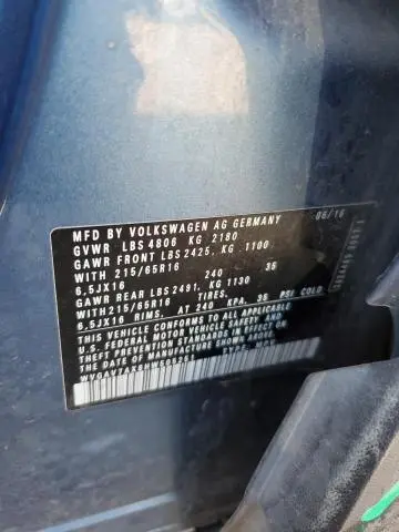 2017 VOLKSWAGEN TIGUAN S  