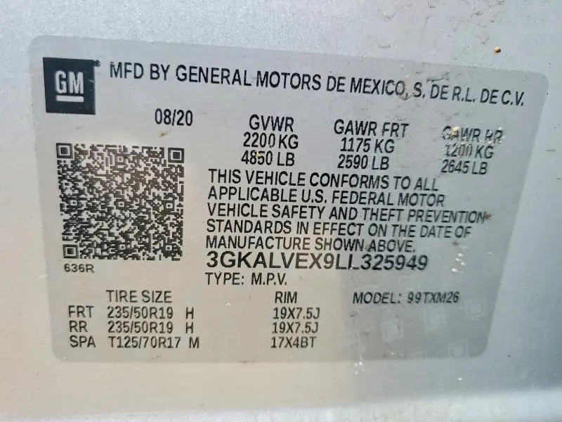 2020 GMC TERRAIN SLT  