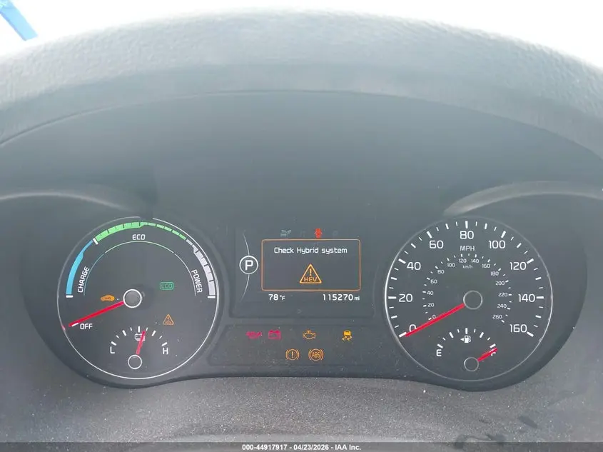 2017 KIA OPTIMA HYBRID  