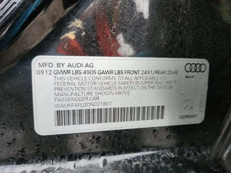 2013 AUDI A4 PRESTIGE  